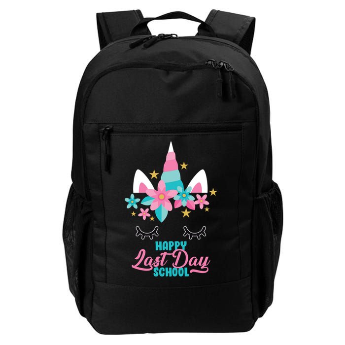 Happy Last Day Of School Unicorn Face Backpack
