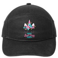 Happy Last Day Of School Unicorn Face 7-Panel Snapback Hat