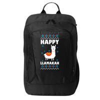 Happy Llamakah Llama Hanukkah City Backpack