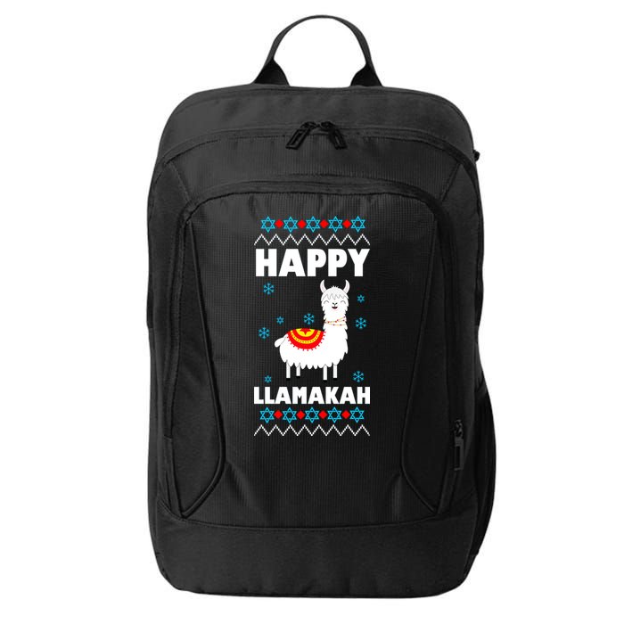 Happy Llamakah Llama Hanukkah City Backpack