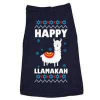 Happy Llamakah Llama Hanukkah Doggie Tank