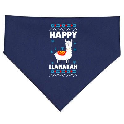 Happy Llamakah Llama Hanukkah USA-Made Doggie Bandana