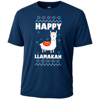Happy Llamakah Llama Hanukkah Performance Shirt