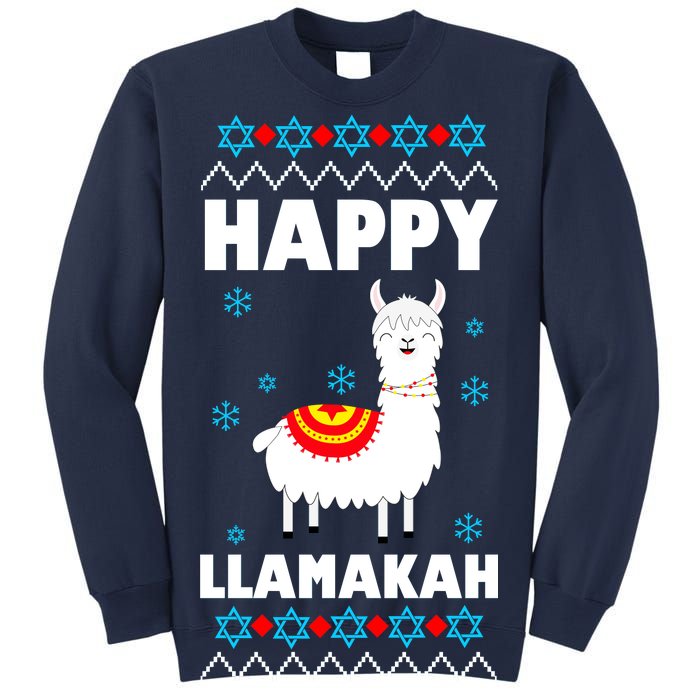 Happy Llamakah Llama Hanukkah Sweatshirt