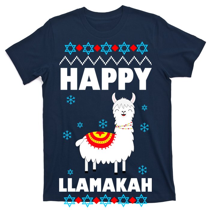 Happy Llamakah Llama Hanukkah T-Shirt