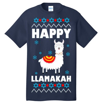 Happy Llamakah Llama Hanukkah Tall T-Shirt