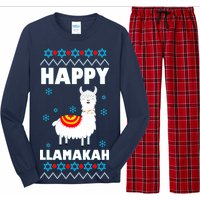 Happy Llamakah Llama Hanukkah Long Sleeve Pajama Set