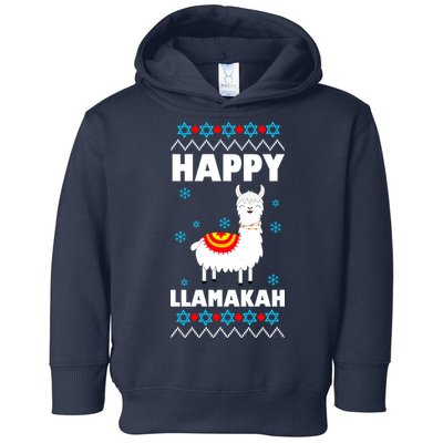 Happy Llamakah Llama Hanukkah Toddler Hoodie
