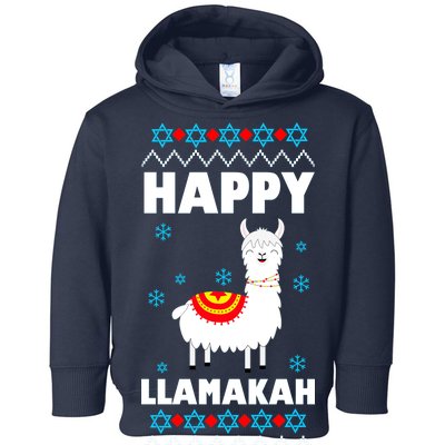 Happy Llamakah Llama Hanukkah Toddler Hoodie