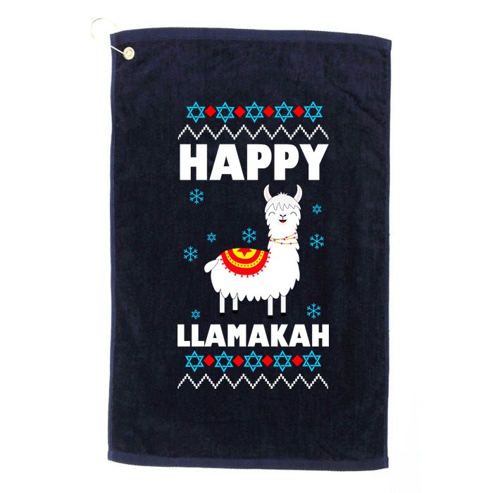 Happy Llamakah Llama Hanukkah Golf Towel