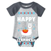 Happy Llamakah Llama Hanukkah Infant Baby Jersey Bodysuit