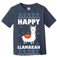 Happy Llamakah Llama Hanukkah Toddler T-Shirt