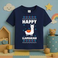 Happy Llamakah Llama Hanukkah Toddler T-Shirt