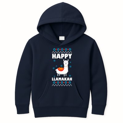 Happy Llamakah Llama Hanukkah Kids Hoodie