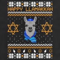 Happy Llamakah Ugly Hanukkah Hat