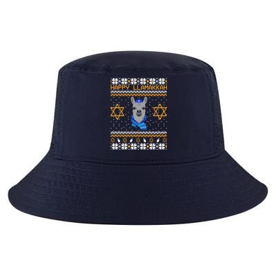 Happy Llamakah Ugly Hanukkah Cool Comfort Performance Bucket Hat