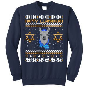 Happy Llamakah Ugly Hanukkah Sweatshirt