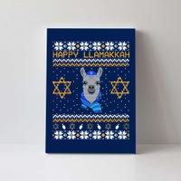 Happy Llamakah Ugly Hanukkah Canvas