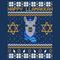 Happy Llamakah Ugly Hanukkah 16 in Basic Backpack