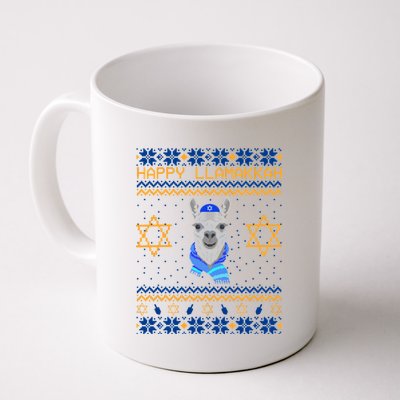 Happy Llamakah Ugly Hanukkah Coffee Mug