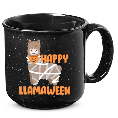 Happy Llamaween Llama Halloween 15oz Campfire Ceramic Mug