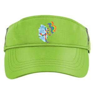 Happy Love With Pride Adult Drive Performance Visor