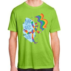 Happy Love With Pride Adult ChromaSoft Performance T-Shirt