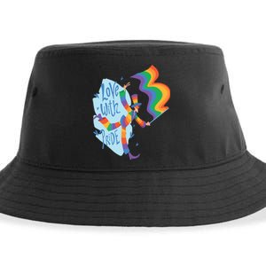 Happy Love With Pride Sustainable Bucket Hat