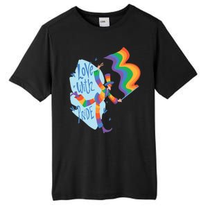 Happy Love With Pride Tall Fusion ChromaSoft Performance T-Shirt