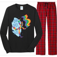 Happy Love With Pride Long Sleeve Pajama Set