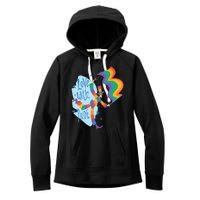 Happy Love With Pride Women's Fleece Hoodie