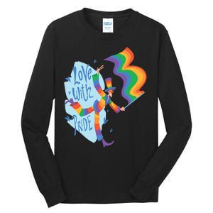 Happy Love With Pride Tall Long Sleeve T-Shirt