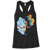 Happy Love With Pride Women's Racerback Tank