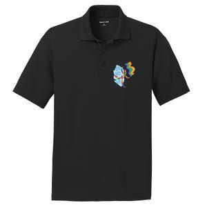 Happy Love With Pride PosiCharge RacerMesh Polo