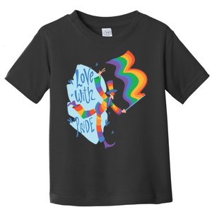 Happy Love With Pride Toddler T-Shirt