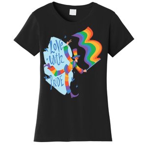 Happy Love With Pride Women's T-Shirt