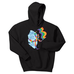 Happy Love With Pride Kids Hoodie