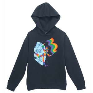 Happy Love With Pride Urban Pullover Hoodie