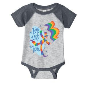 Happy Love With Pride Infant Baby Jersey Bodysuit