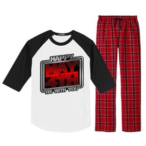 Happy May the 4th Be With You Raglan Sleeve Pajama Set