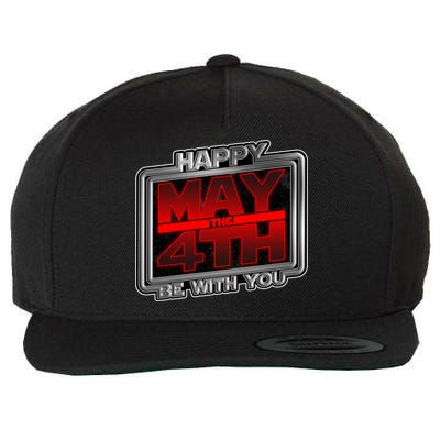 Happy May the 4th Be With You Wool Snapback Cap