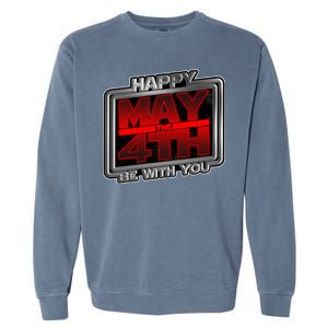 Happy May the 4th Be With You Garment-Dyed Sweatshirt