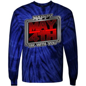 Happy May the 4th Be With You Tie-Dye Long Sleeve Shirt