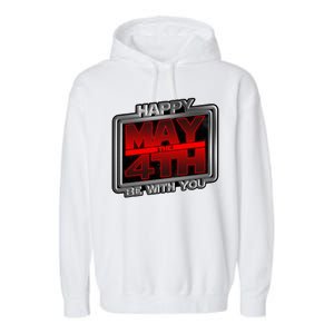 Happy May the 4th Be With You Garment-Dyed Fleece Hoodie