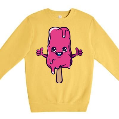 Happy Melting Popsicle Premium Crewneck Sweatshirt