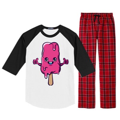 Happy Melting Popsicle Raglan Sleeve Pajama Set