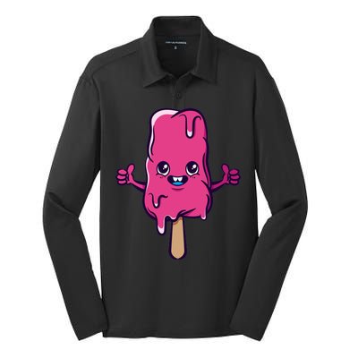 Happy Melting Popsicle Silk Touch Performance Long Sleeve Polo