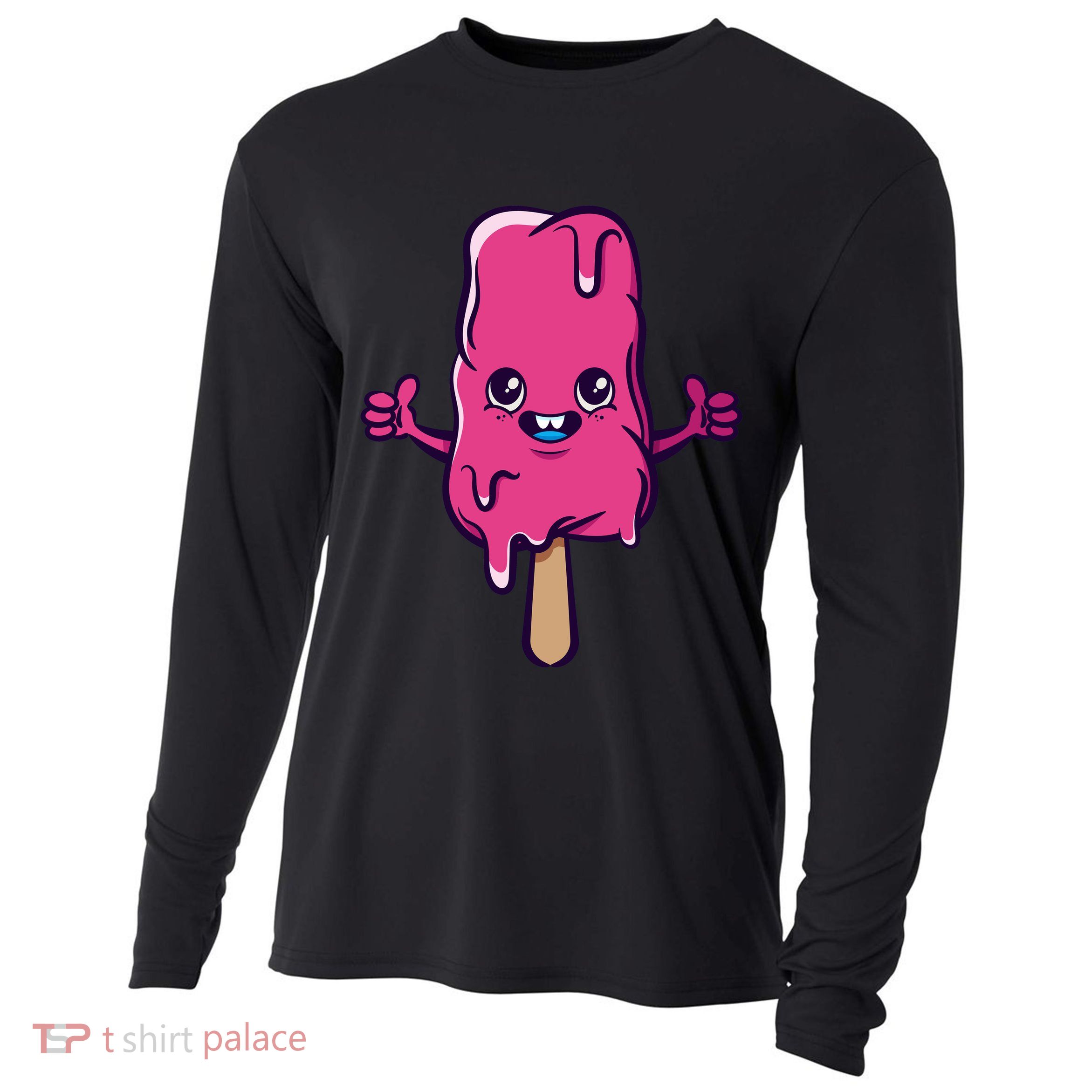Happy Melting Popsicle Cooling Performance Long Sleeve Crew