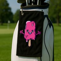 Happy Melting Popsicle Golf Towel