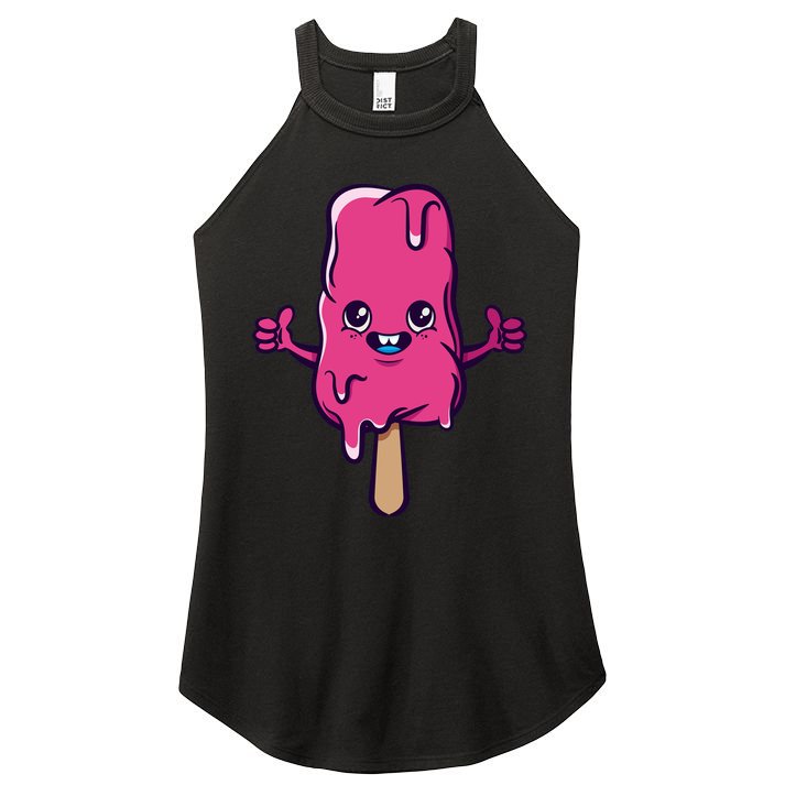 Happy Melting Popsicle Women's Perfect Tri Rocker Tank